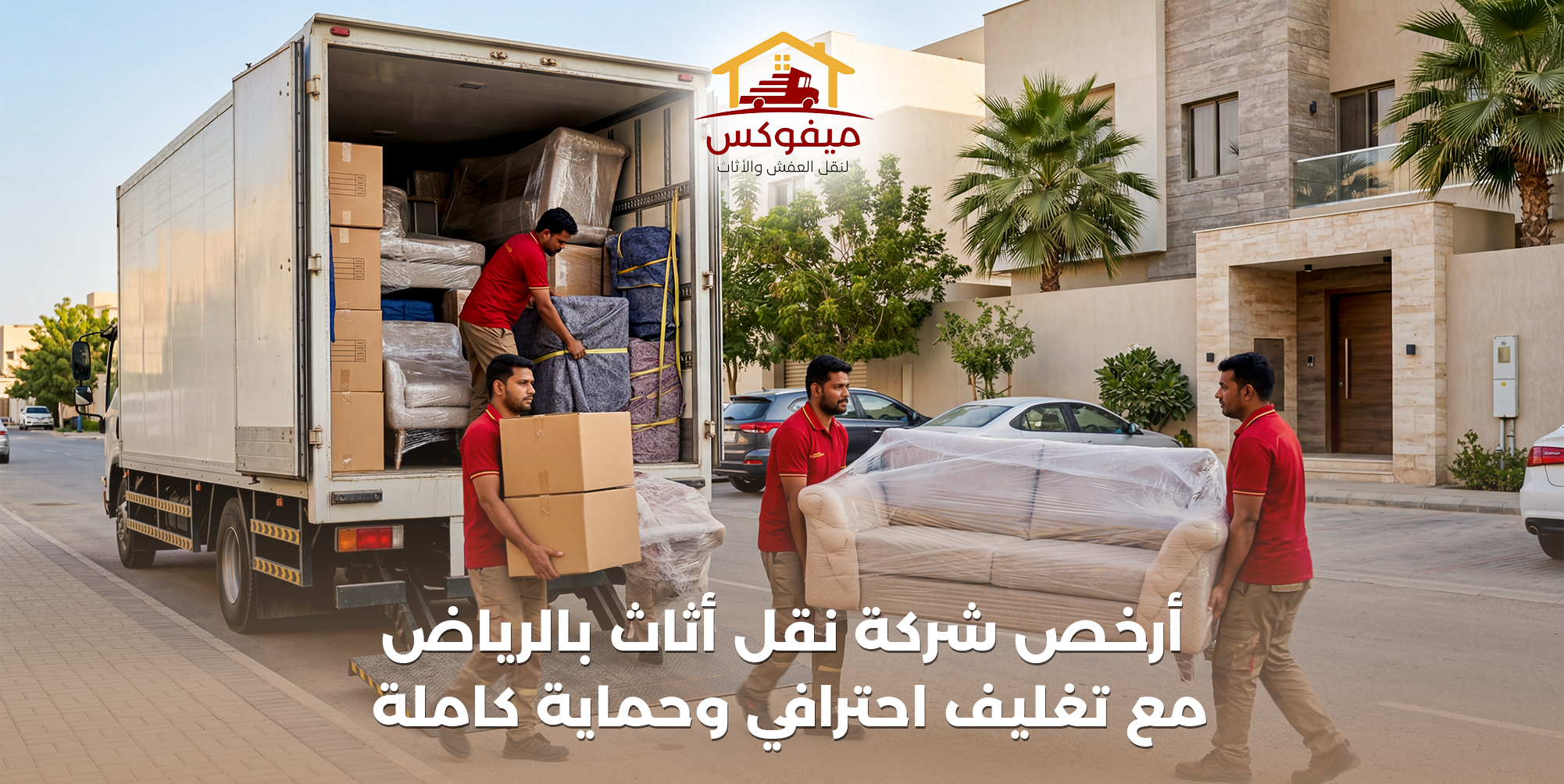 أرخص شركة نقل أثاث بالرياض مع تغليف احترافي وحماية كاملة