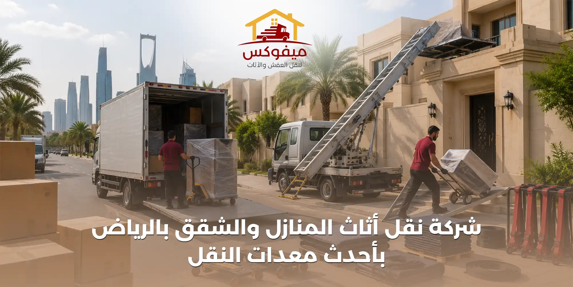 شركة نقل أثاث المنازل والشقق بالرياض بأحدث معدات النقل | ميفوكس